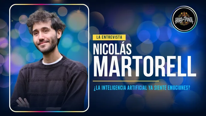 Nicolás Martorell on the cover of the Hijos de Punta interview